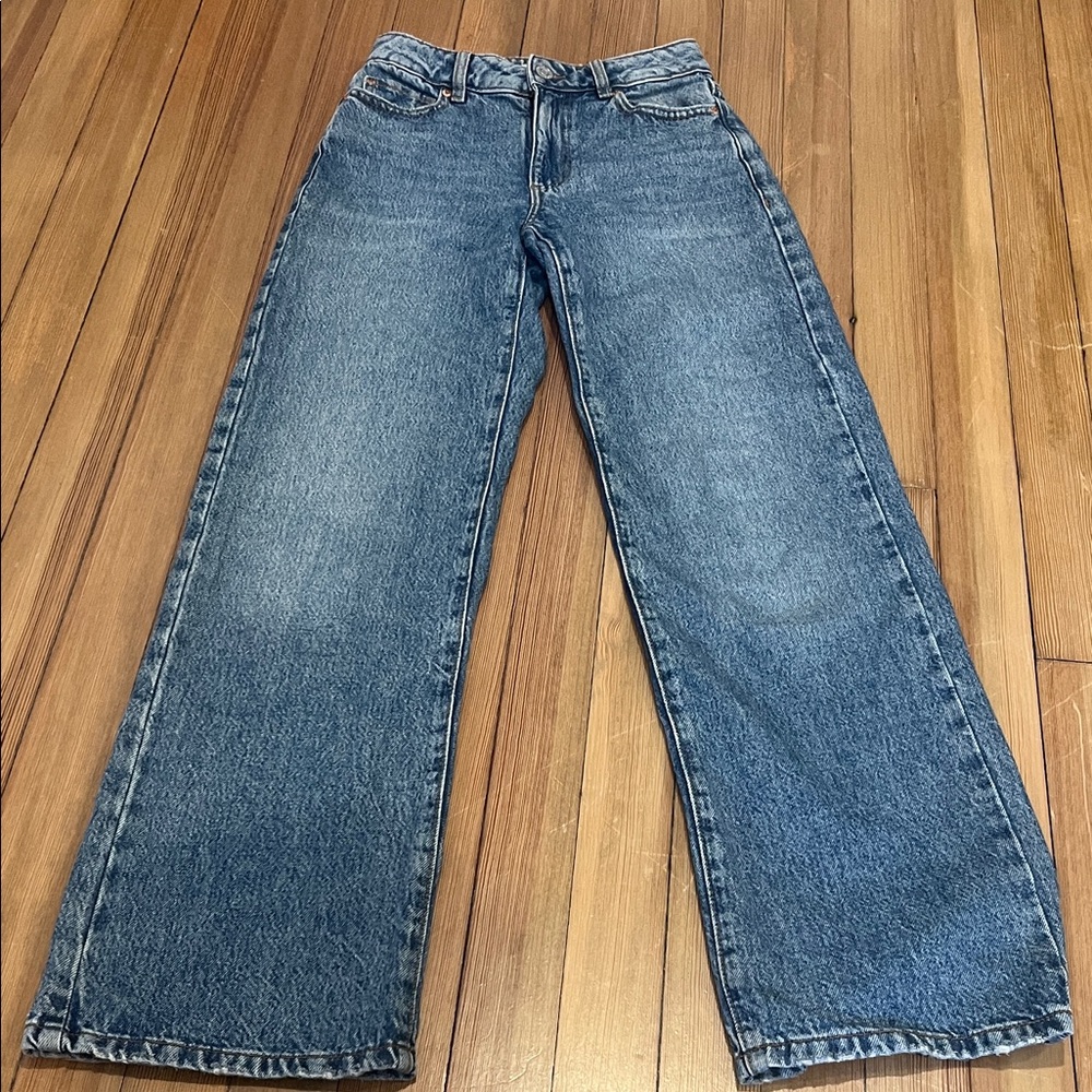 Wide-Leg Blue Jeans from Garage